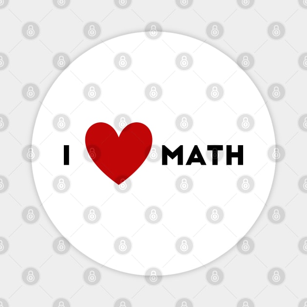 I Heart Math Magnet by WildSloths